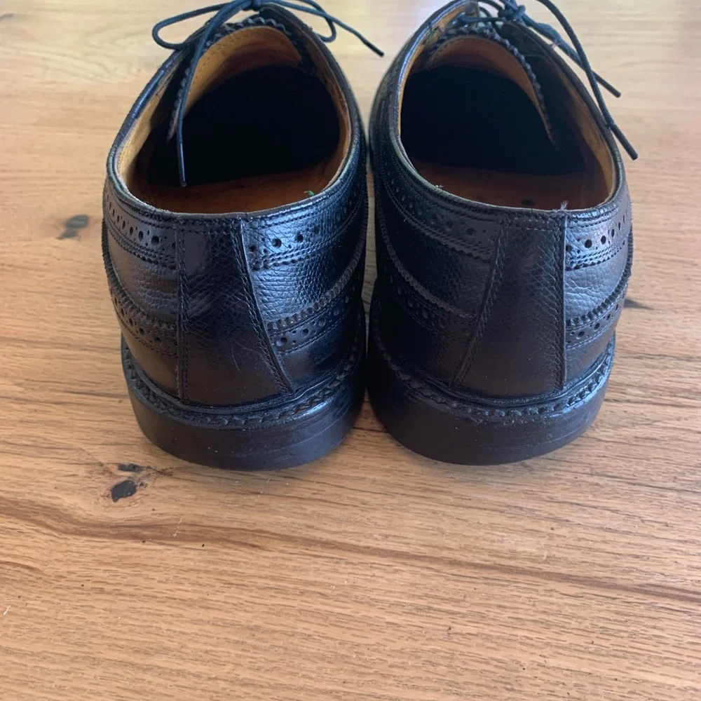 Florsheim Imperial‎ Vintage Black Wingtip Dress Shoe Men’s 10 1/2 Preowned